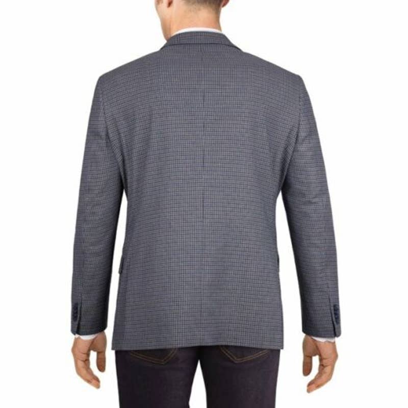 Tommy Hilfiger Men's Black & White "Trevor" Blazer, Sport Coat, Size 36 Regular