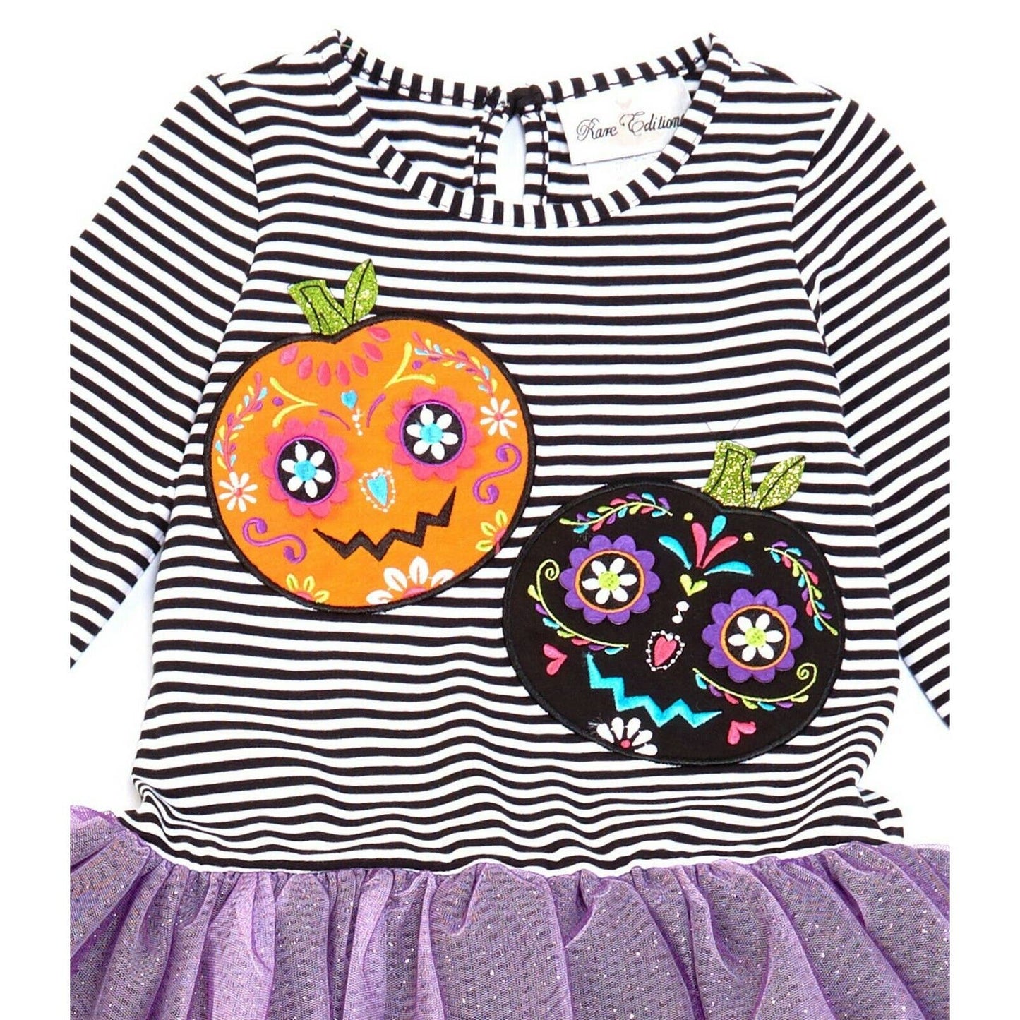 Rare Editions Girls Sugar Skull Pumpkins Tutu Dress & Leggings Set 6X, NWT