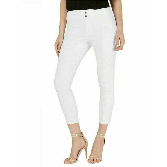 Hue Women's Classic Smooth Denim Leggings White, NWT