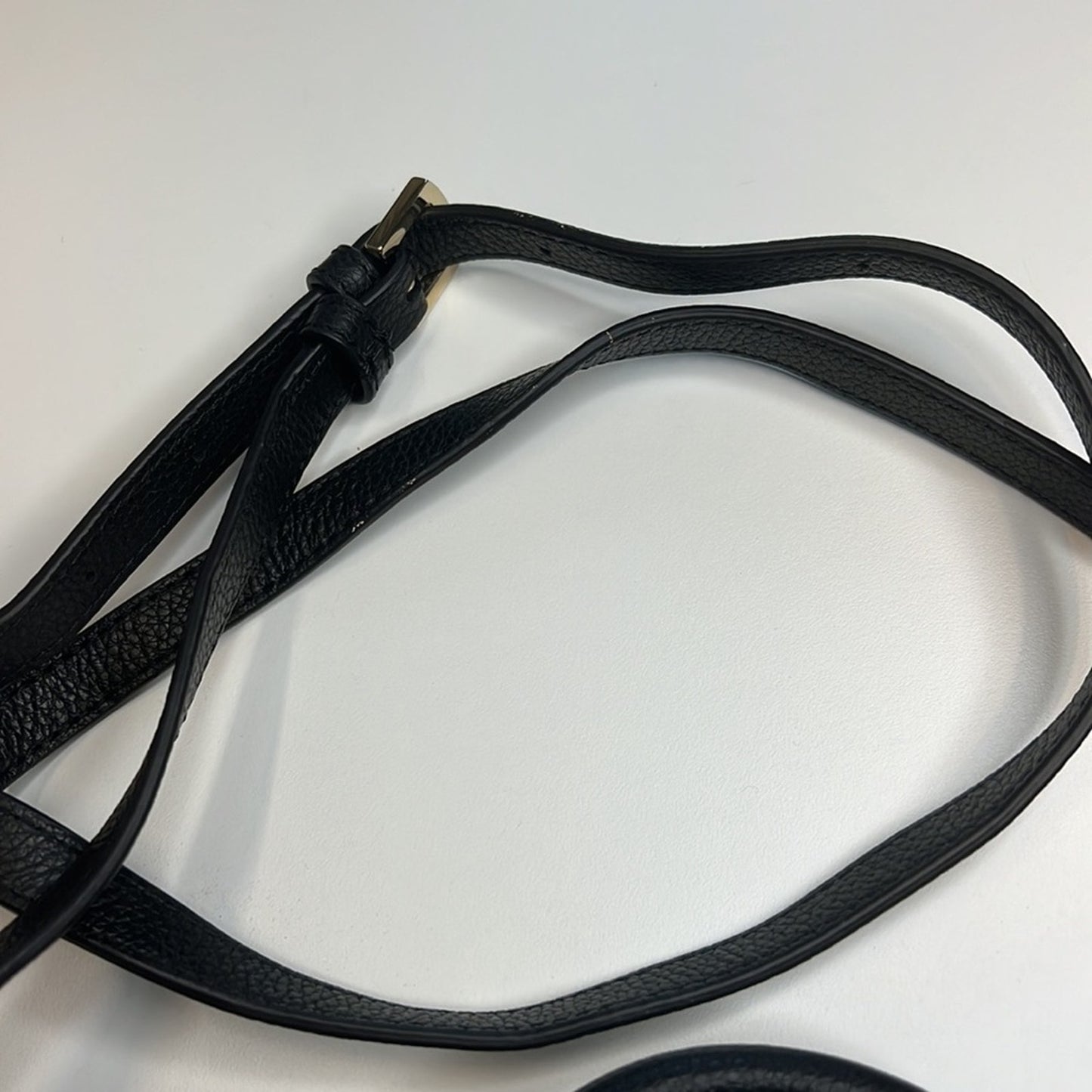 Furla Black Pebbled Leather Handbag w/ Removable Strap