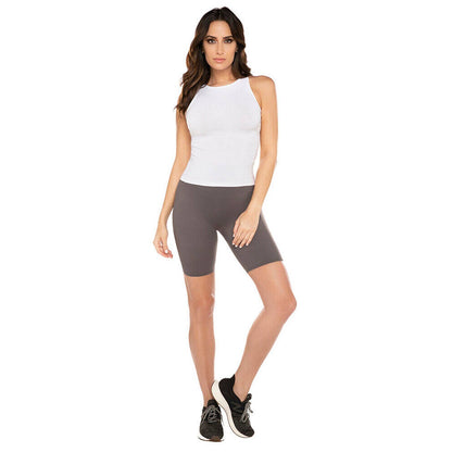 MIRACLE SUIT WOMEN'S ATHLEISURE BIKE SHORT PAVEMENT GRAY