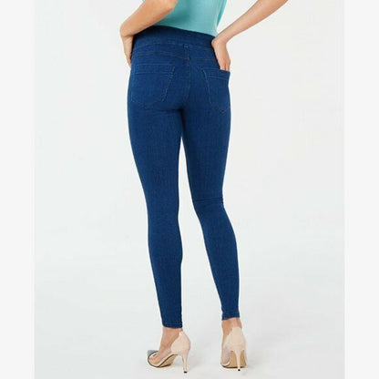 HUE Classic Indigo Wash Leggings w/ Pockets