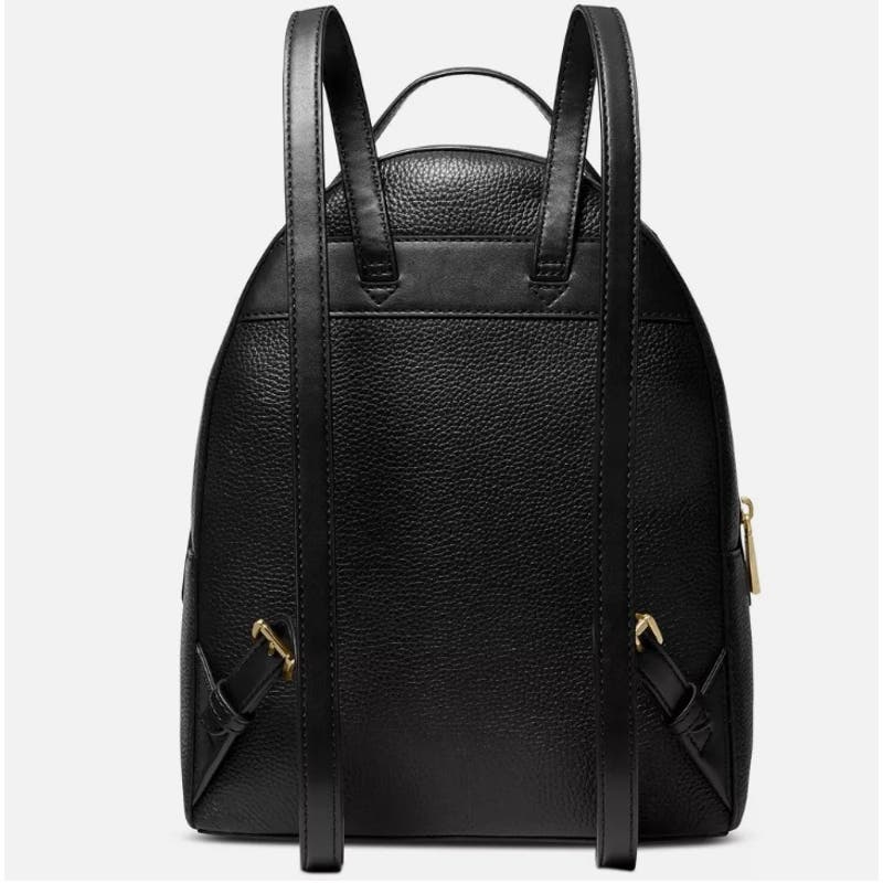 MICHAEL KORS VALERIE MEDIUM BACKPACK PEBBLED LEATHER BLACK