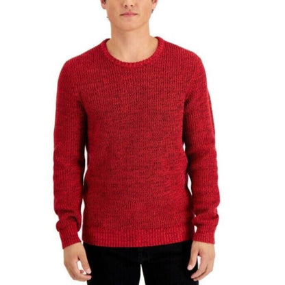 INC International Concepts Men's Goji Berry Red Page Knit Sweater