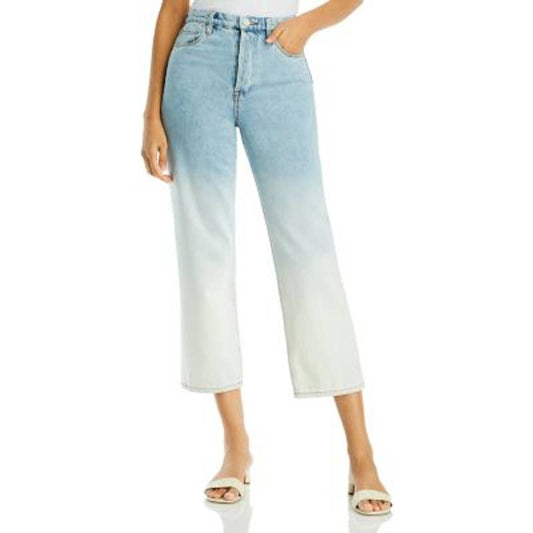 BlankNYC Ladies Light Acid Wash Ombre Capri Denim Jeans