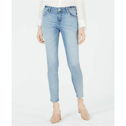 M1858 NY LADIES KRISTEN SKINNY ANKLE JEANS 8/29, LIGHT WASH BLUE, NWT