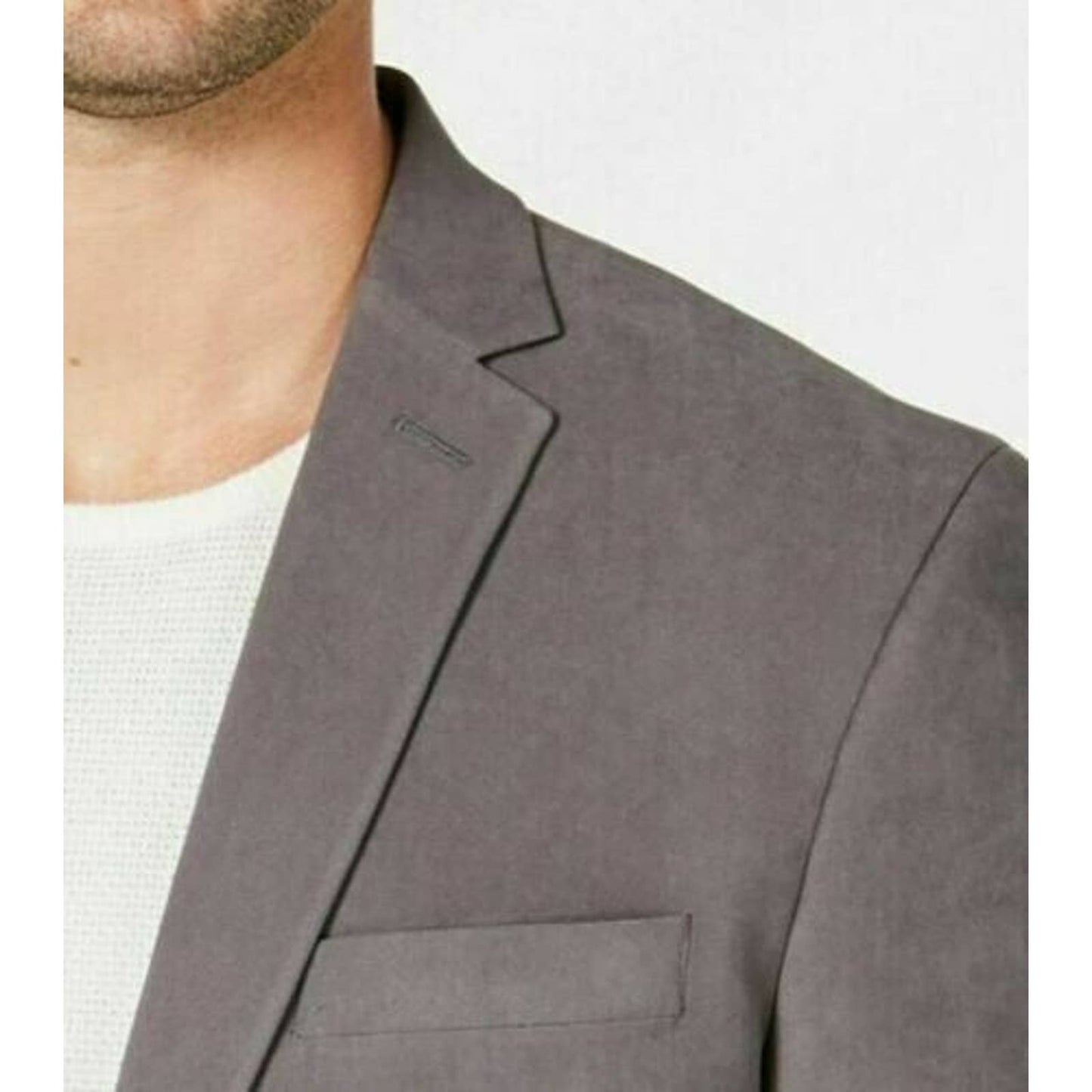 KENNETH COLE REACTION MEN'S SLIM COLLECTION SPORTCOAT ULTRASUEDE GREY NWT, $295