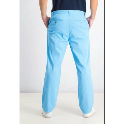 NAUTICA MEN'S CLASSIC FIT DECK PANTS ALASKAN BLUE