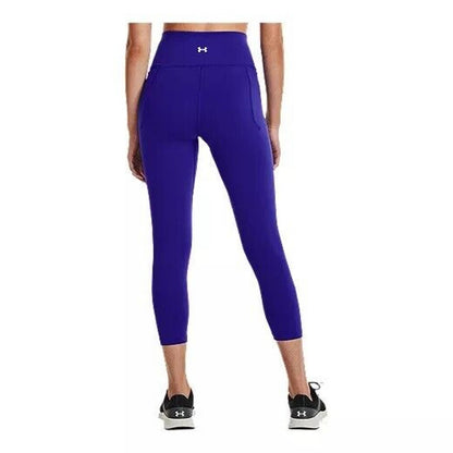 Under Armour Ladies Meridian Cropped Leggings Ultra Indigo
