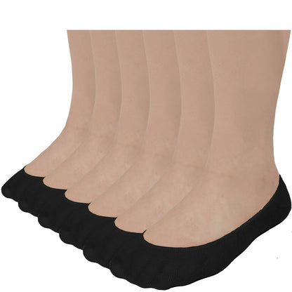 Warner's 3 Pack No Slipping No Sliding Shoe Liner Socks in Black