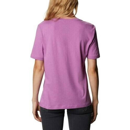 Columbia Plus Size Graphic-Print T-Shirt Blossom Pink Heather Ouline