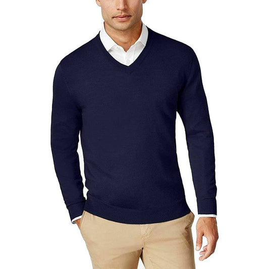 Club Room Men's Regular Fit Navy Blue Sweater, NWT!
