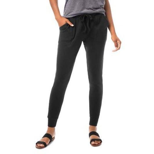 Alternative Ladies Black "2 Basic" Jogger Sweatpants, Drawstring Waist