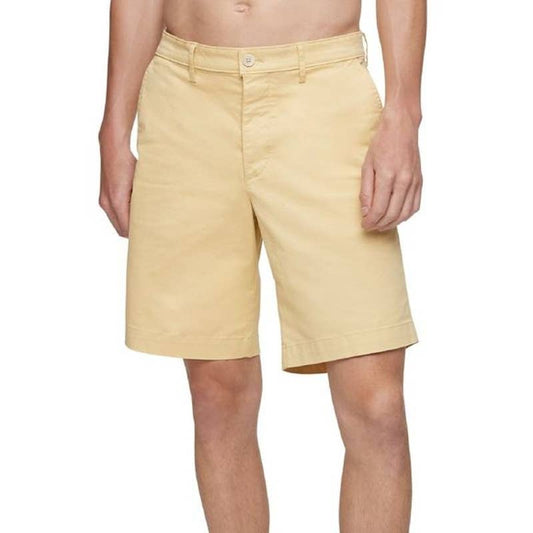 Calvin Klein Men's Highland Spirit Yellow Comfort Chino Shorts