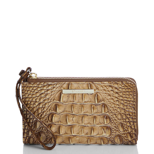 Brahmin Corie Teak Ombre Melbourne Wrislet Wallet