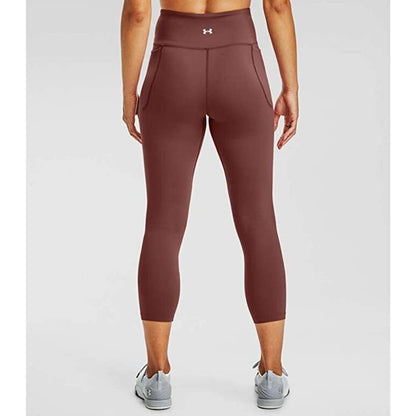 Under Armour Women's Meridian Cropped Leggings Cinna Red, NWT