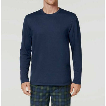 CLUB ROOM MEN'S 2 PC PAJAMA SET NAVY/HUNTER