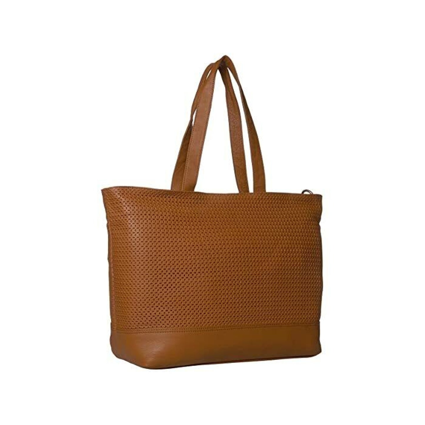 FRYE Cognac Brown Leather Tote Bag w/ Removable Strap, Double Handles, NWT!