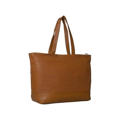 FRYE Cognac Brown Leather Tote Bag w/ Removable Strap, Double Handles, NWT!
