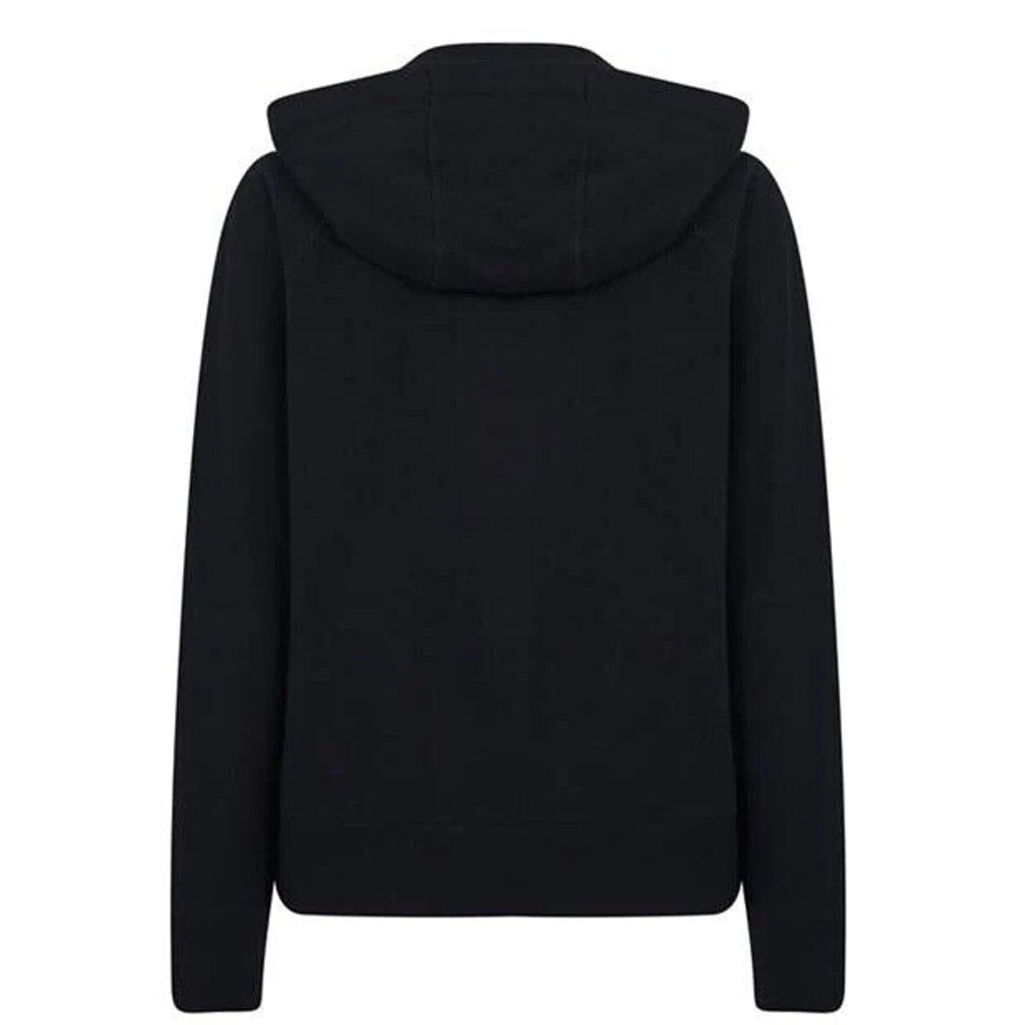 DKNY Sport Women's Logo Hooded Cotton Sweatshirt Black NWT, $69