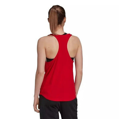 Adidas Womens Cotton Snow Cone-Inspired Tank Scarlet