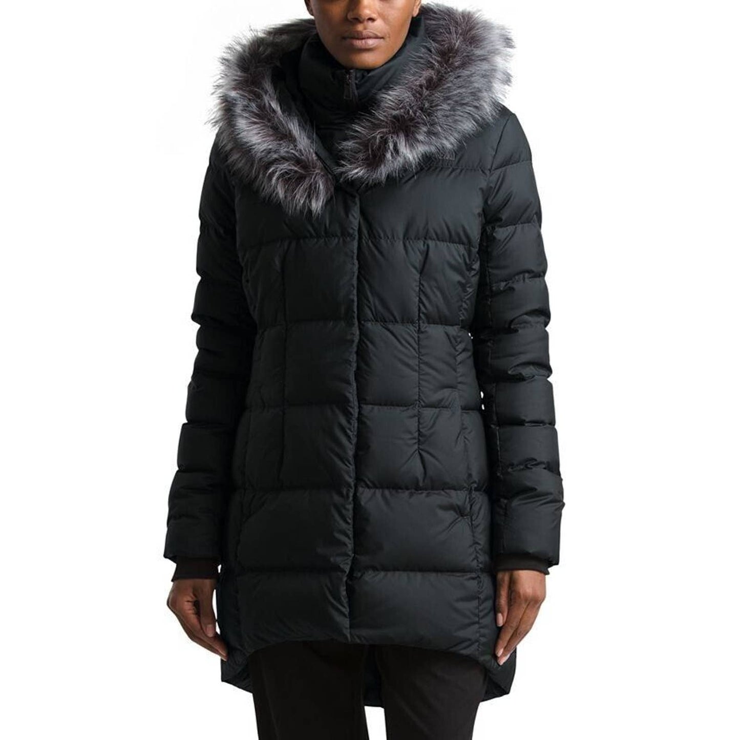 The North Face Arctic Women's Hooded Parka Faux Fur Trim, BLK, NWT $299