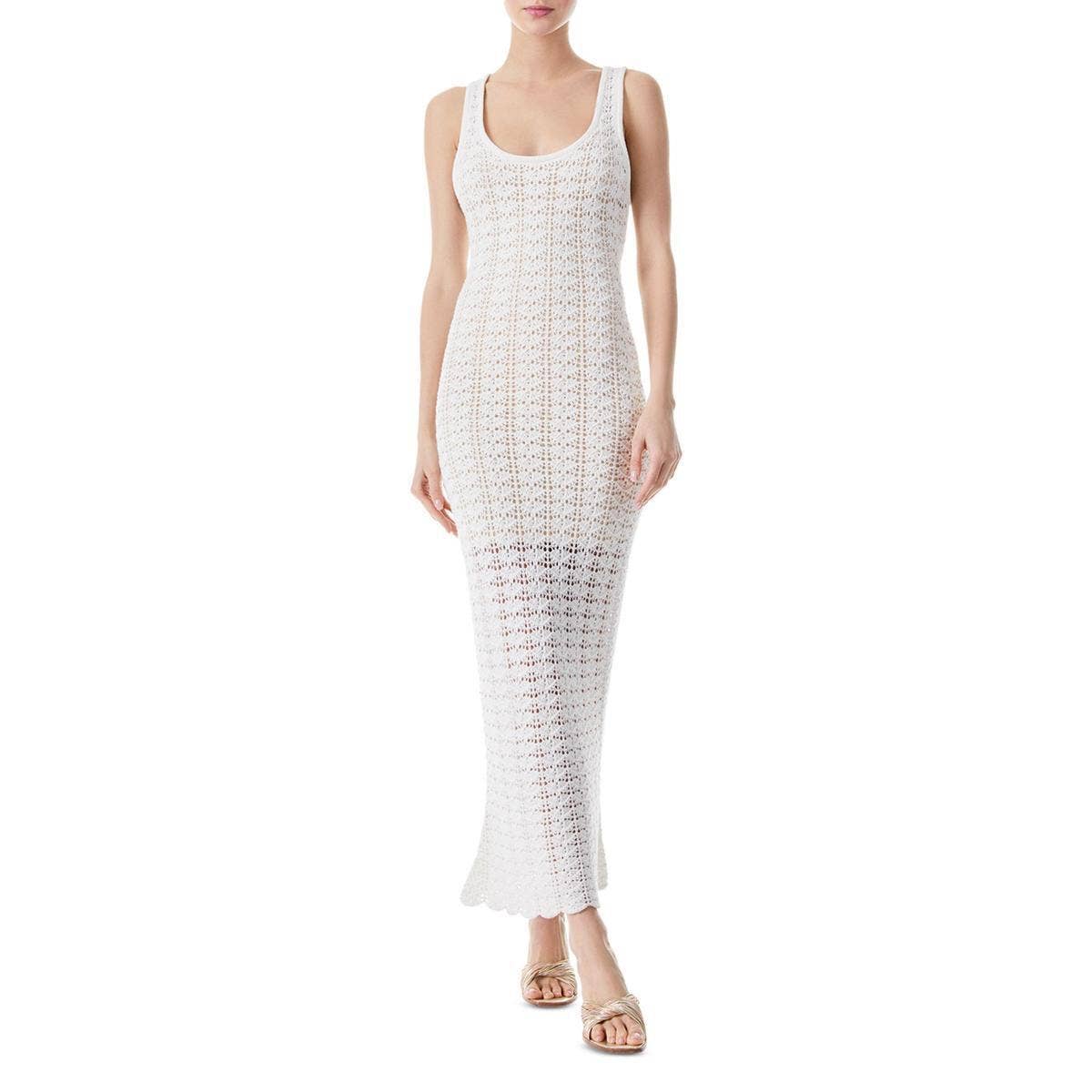 ALICE + OLIVIA Veronique Pointelle Dress