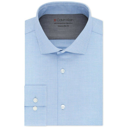 Calvin Klein Men's Sky Extreme Slim Fit Temp Regulating Stretch Dress Shirt