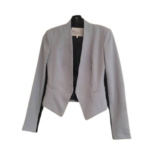 Rachel Roy Women's Architexture Gull Gray Padded Blazer, NWT, $109 SIZE 6