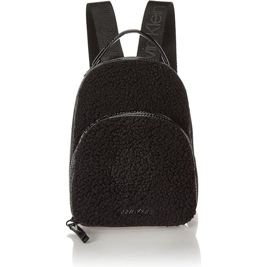 Calvin Klein Astatine Sherpa Mini Backpack Black