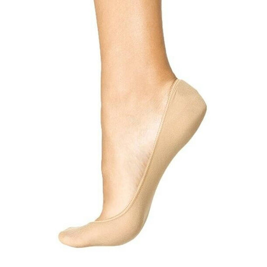 Hue Ladies Microfiber Shoe Liner Socks Cream 4 Pk, NWT