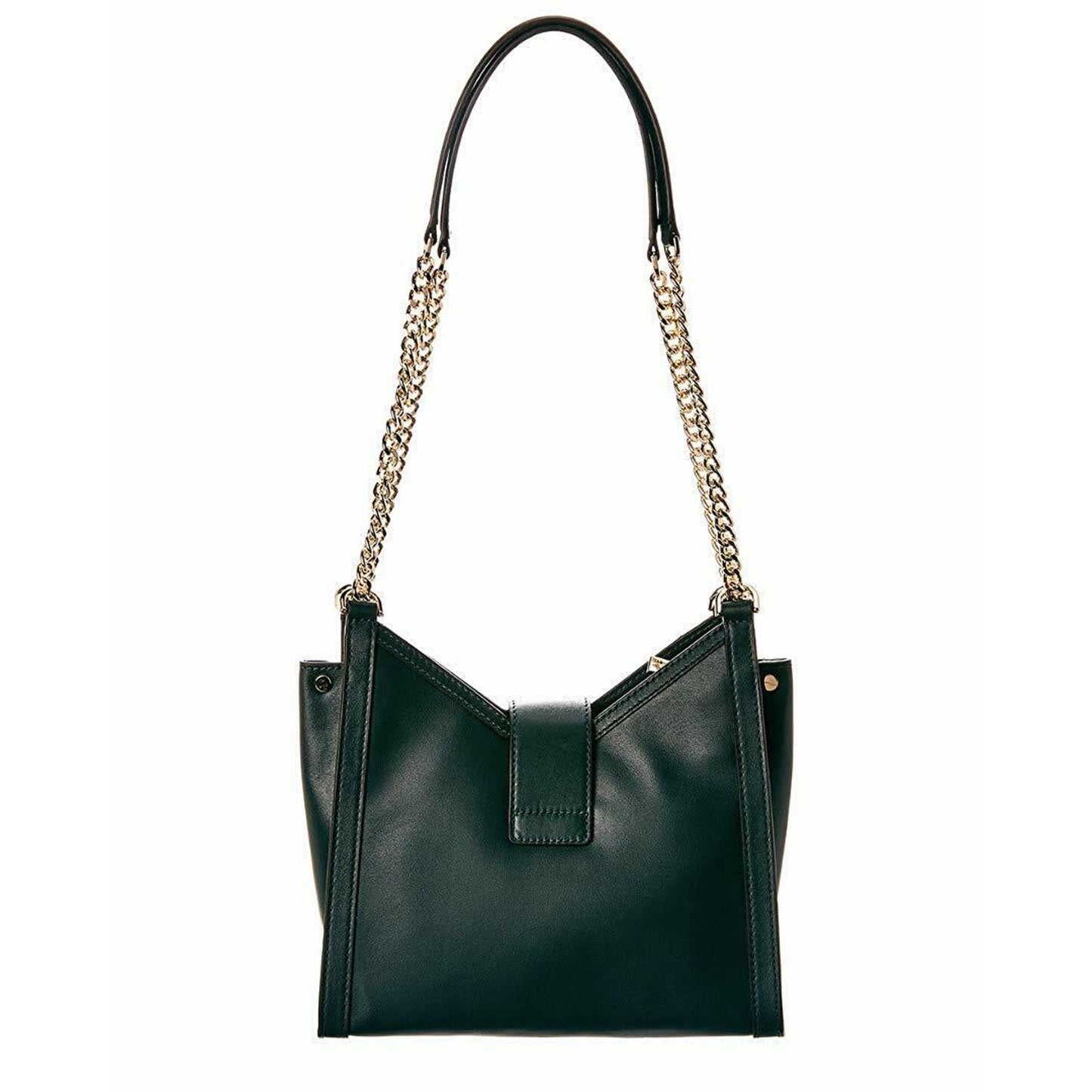 Michael Kors Whitney Chain Shoulder Tote Racing Green Gold Latch NWT! $298