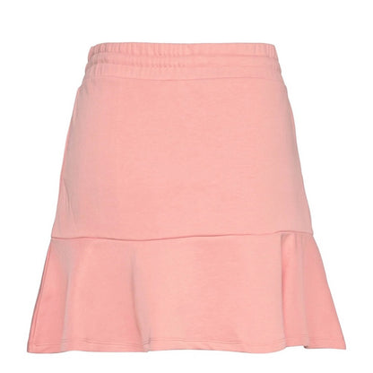 Lauren Ralph Lauren Pink Rose Tan Skirt, Drawstring, Fit & Flare