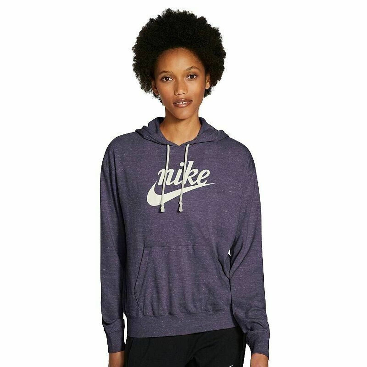 Nike Sportswear Gym Vintage Logo Hoodie Dark Raisin, S, NWT