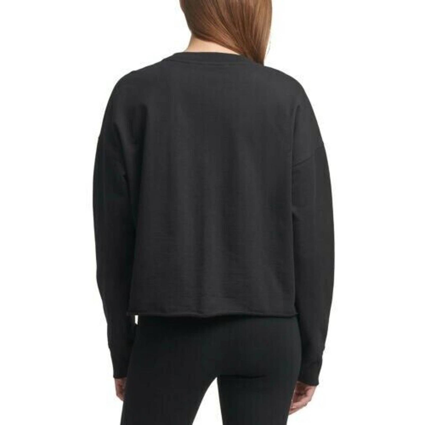 DKNY Womens City Skyline Graphic Sweatshirt, NWT Black, $59