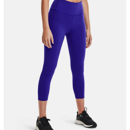 Under Armour Ladies Meridian Cropped Leggings Ultra Indigo