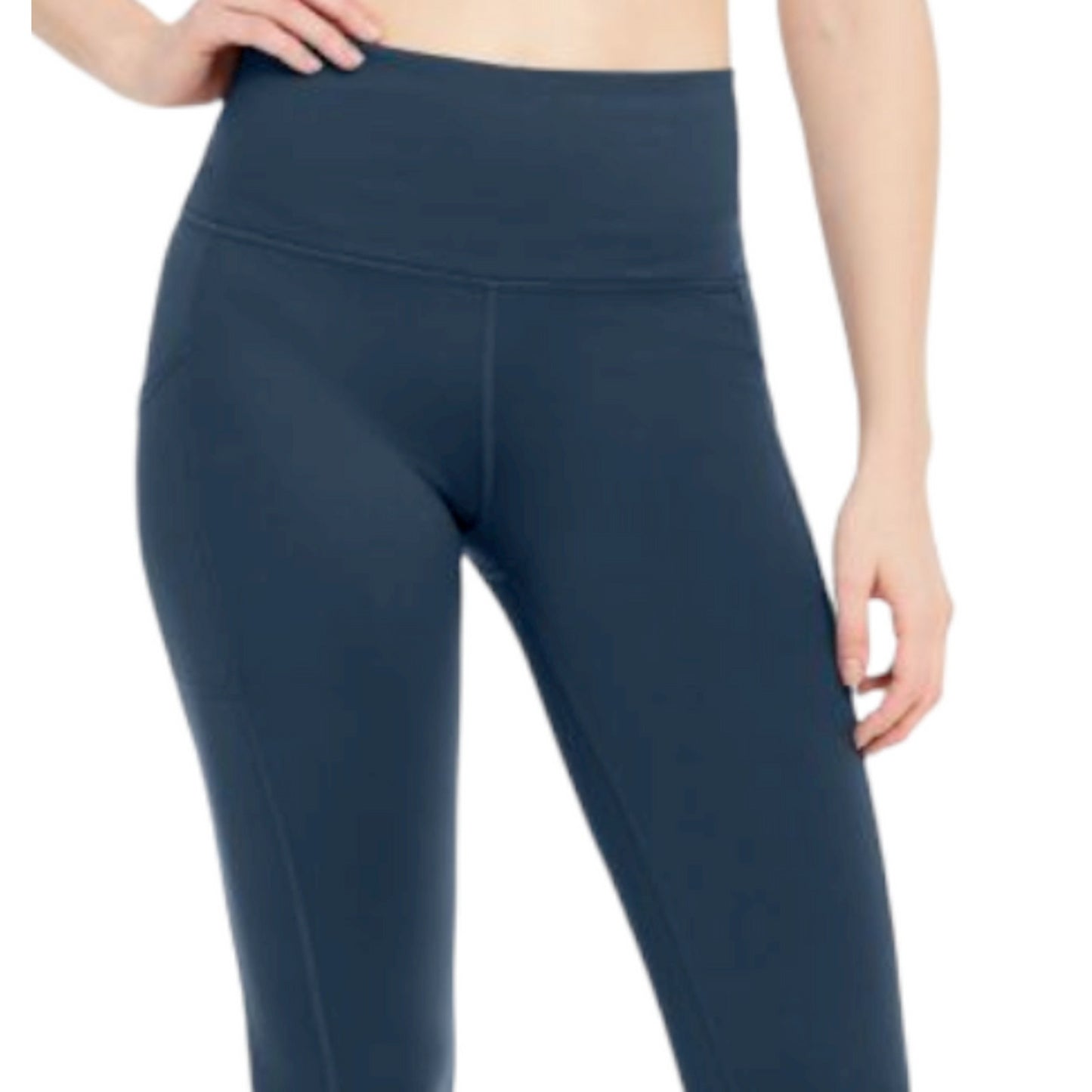 ID Ideology Women's Fit Kit Leggings Moonlit Ocean Blue, NWT