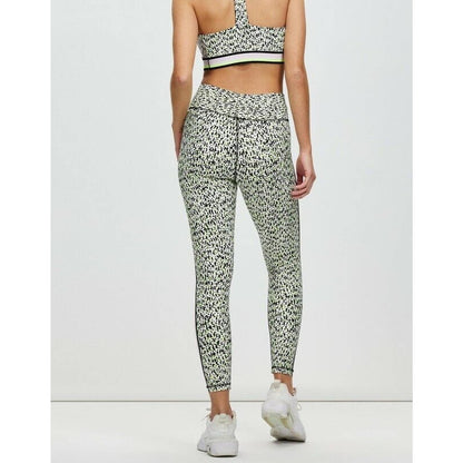 DKNY Printed Side-Striped Leggings Atomic Confetti Pink Multi