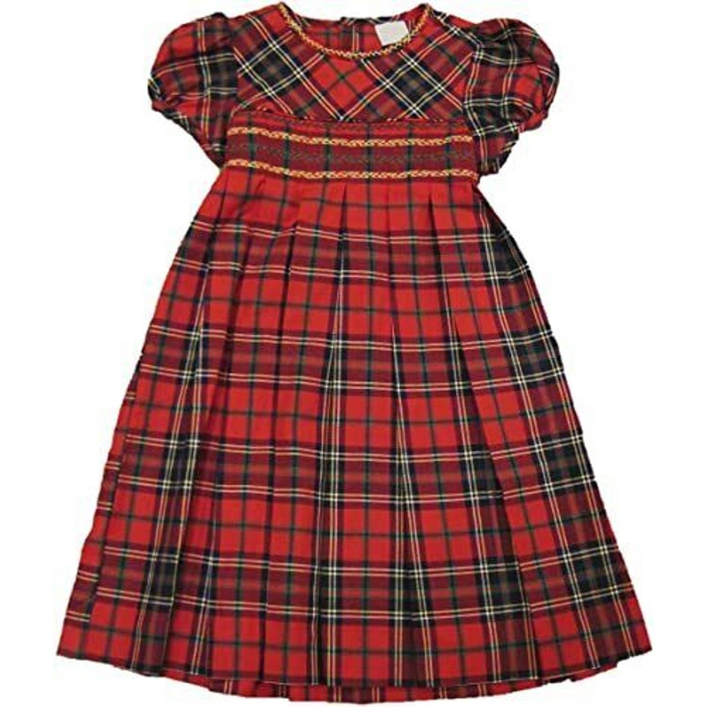 EDGEHILL COLLECTION Girls Infant 3 Months Short Sleeve CHRISTMAS Dress NWT