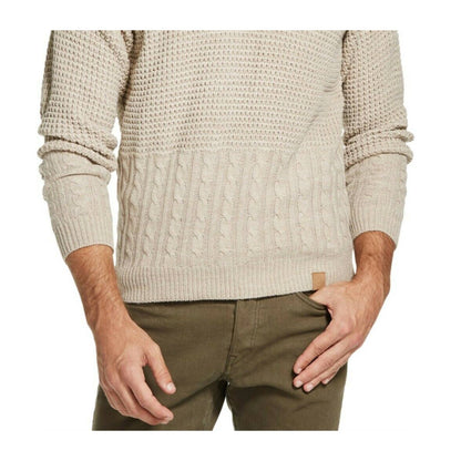 WEATHERPROOF VINTAGE MEN'S SWEATER PARCHMENT