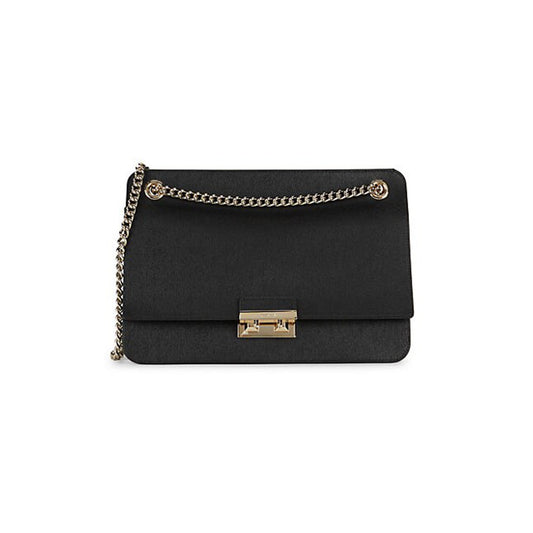 Furla Black Leather Crossbody Bag w/ Gold Hardware, NWT $398