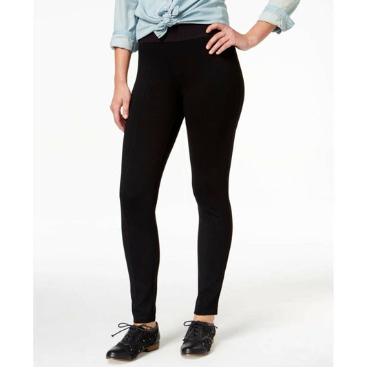 HUE LADIES HIGH WAIST BLACK OUT LEGGINGS, XS NWT, $48