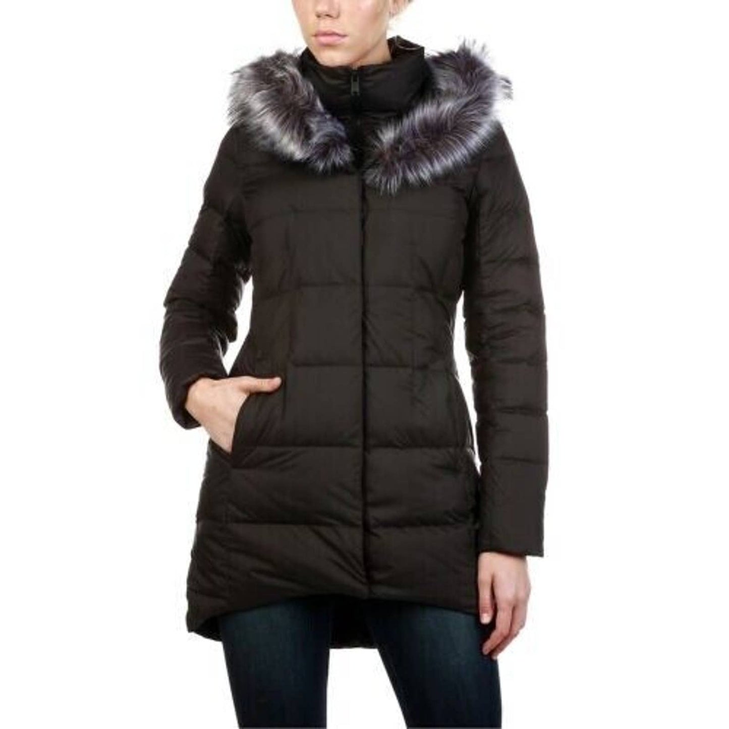 The North Face Arctic Women's Hooded Parka Faux Fur Trim, BLK, NWT $299