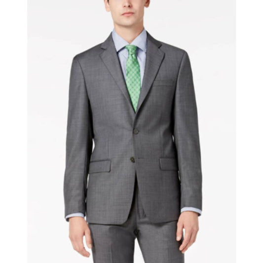 Calvin Klein Men's Deep Gray "Malbin" Suit Jacket, Slim Fit