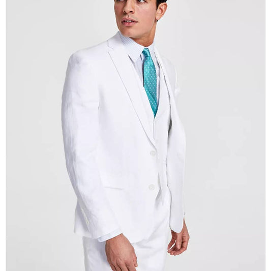 BAR III Men's White Blazer Jacket