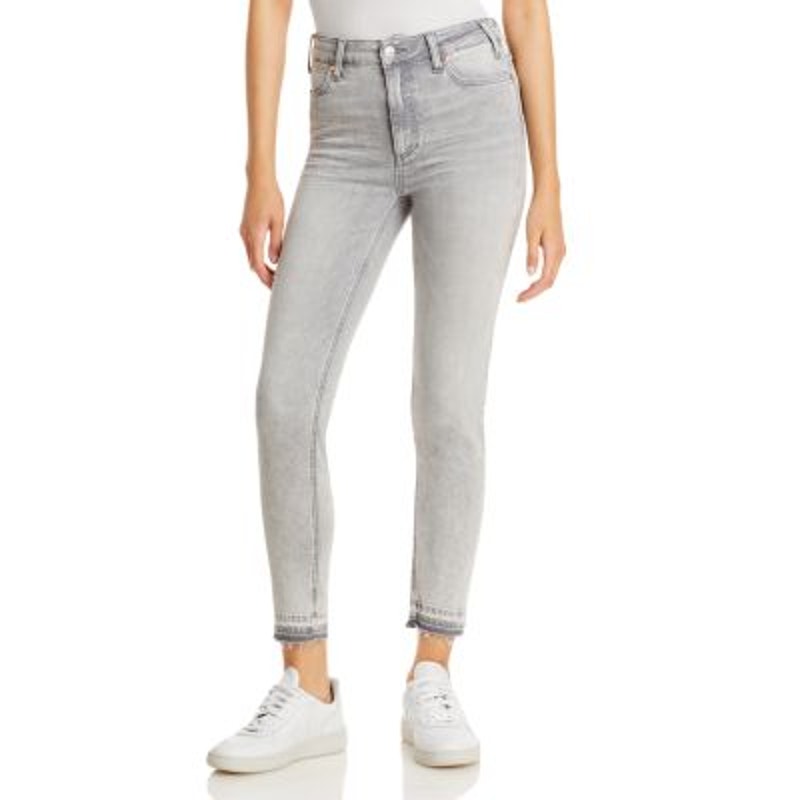 PAIGE Women's Vintage Faded Gray Skinny Ankle "Hoxton" Jeans, Size 29