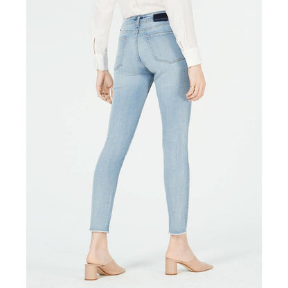 M1858 NY LADIES KRISTEN SKINNY ANKLE JEANS 8/29, LIGHT WASH BLUE, NWT