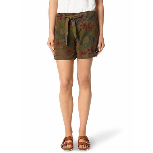 Sanctuary Women's "Floraflage" Cargo Shorts in Army Green