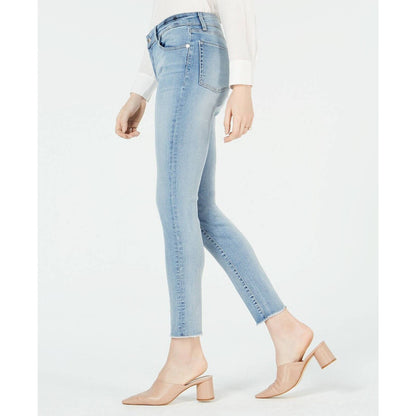 M1858 NY LADIES KRISTEN SKINNY ANKLE JEANS 8/29, LIGHT WASH BLUE, NWT