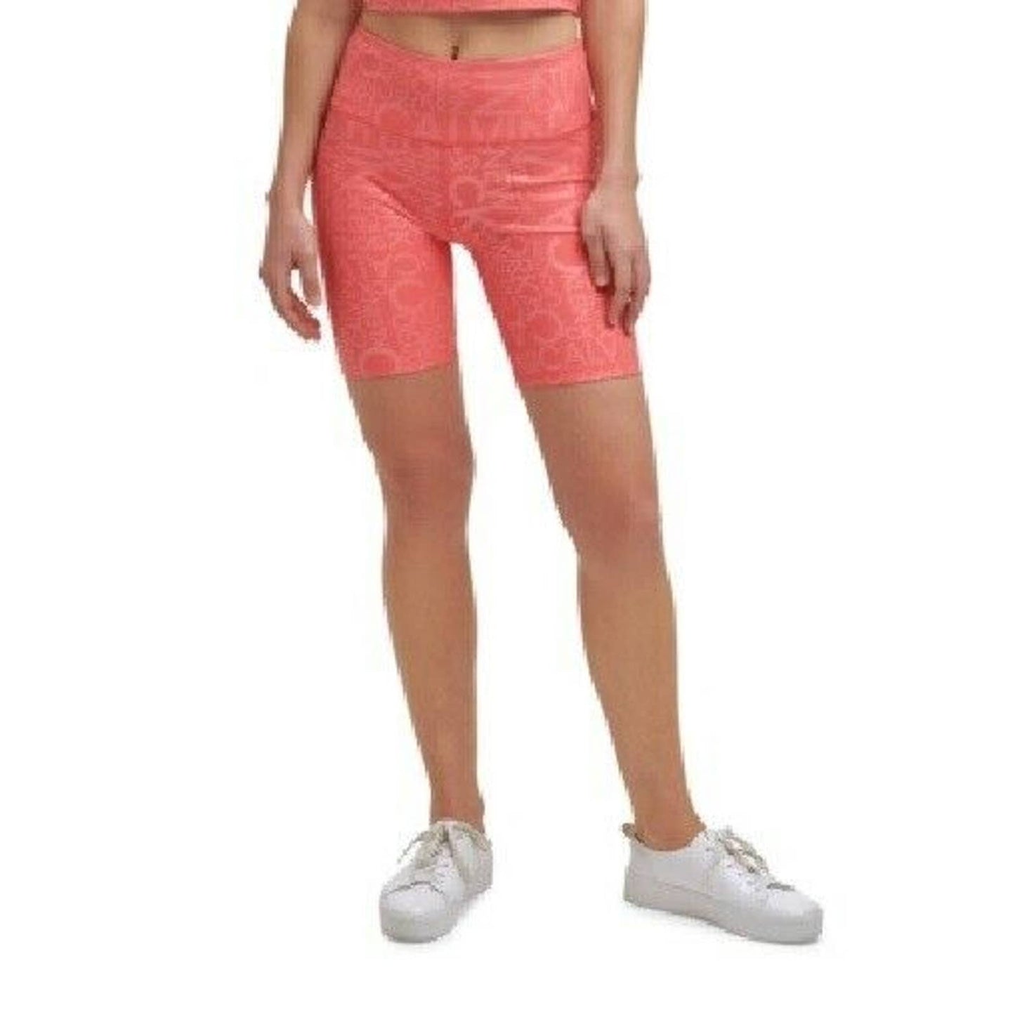 Calvin Klein Women's Printed Bike Shorts Logo Line Radiance, X-Small NWT